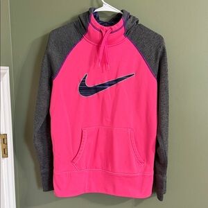 Nike Fuchsia and Charcoal Hoodie